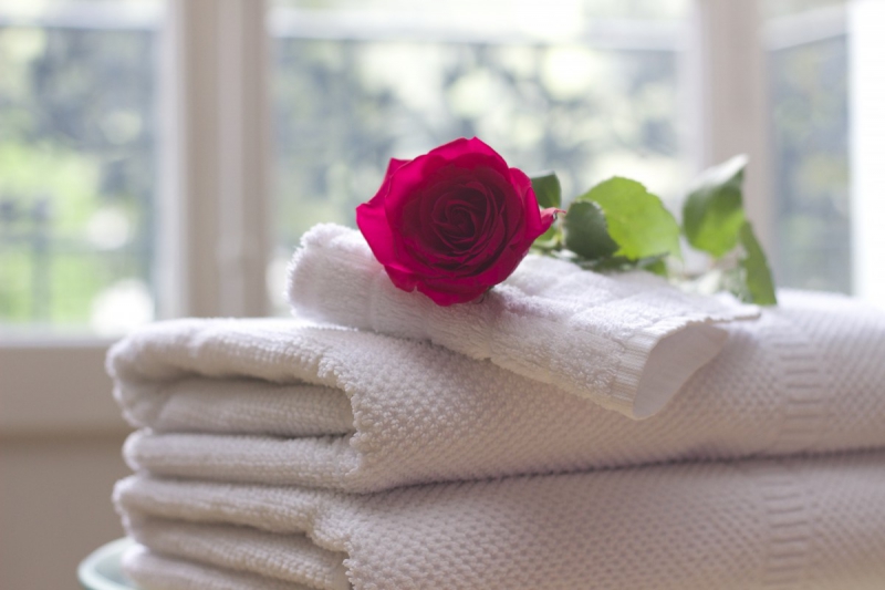 chambre-hote-SOLLIES VILLE-min_towel_rose_clean_care_salon_spa_white_bath-731641